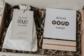 Brievenbus pakket "jij bent goud waard forex"