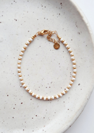 Label ZeeV armbandje gold white