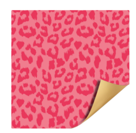 Kadopapier Cheetah Pink | 2 meter