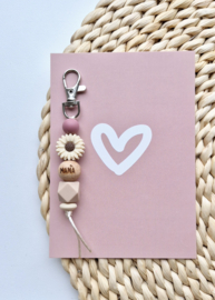 Label ZeeV sleutelhanger mama