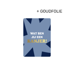 Label ZeeV A7 kaartje wat ben jij een kanjer