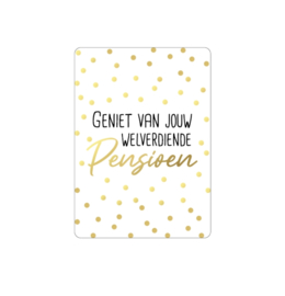 Label ZeeV A7 kaartje pensioen