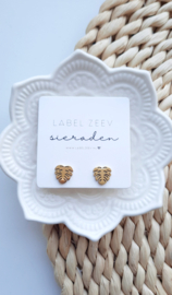 Label ZeeV RVS studs blaadje