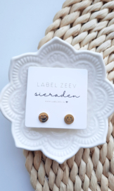 Label ZeeV RVS studs smiley