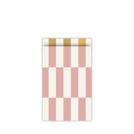 Label ZeeV cadeauzakjes S | roze strepen