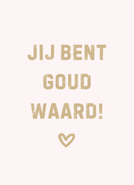 Label ZeeV kaart GOUD waard