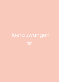 Label ZeeV kaart | hoera zwanger