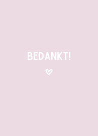Label ZeeV kaart | bedankt