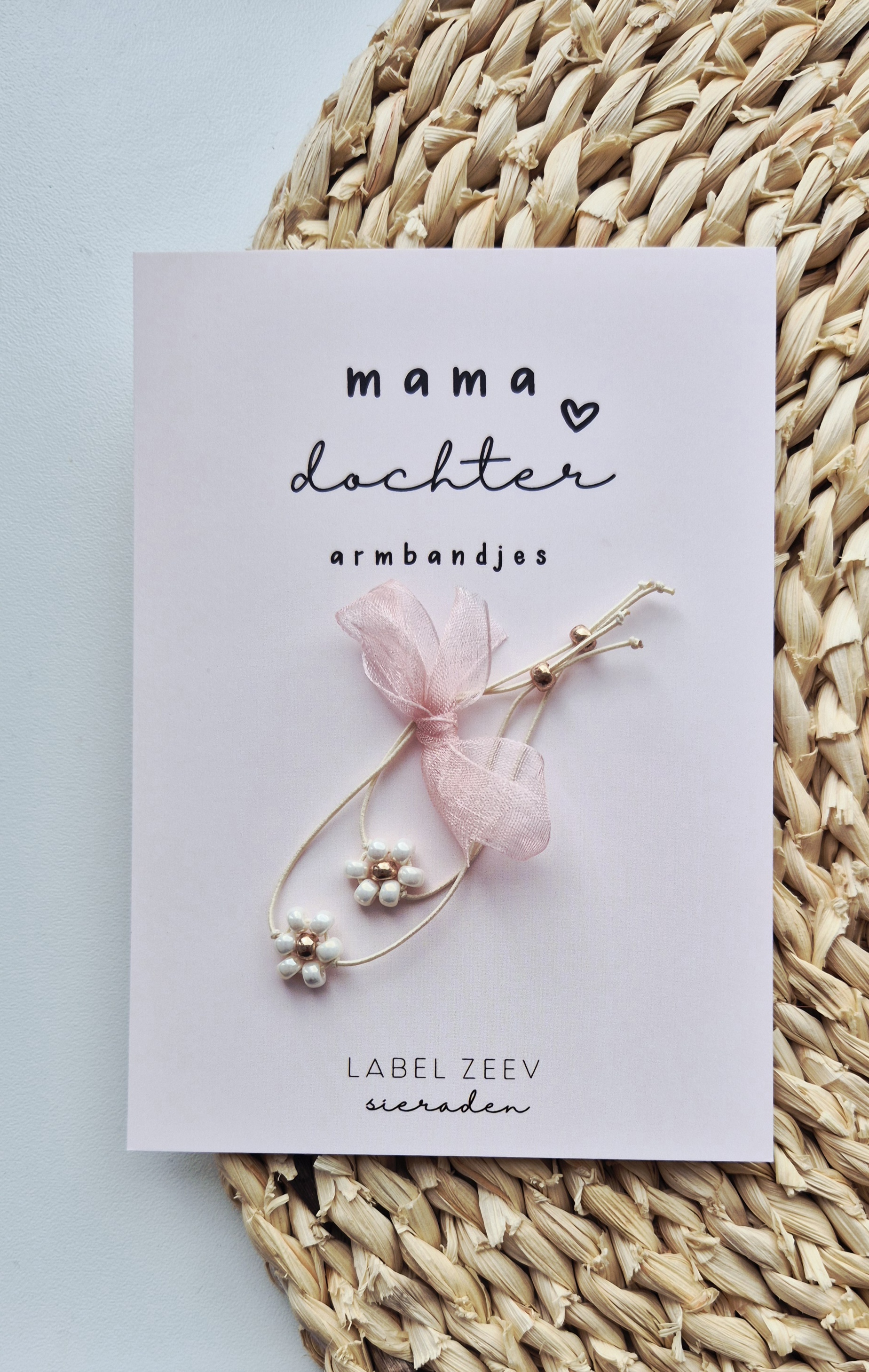 Mama dochter armbandjes 