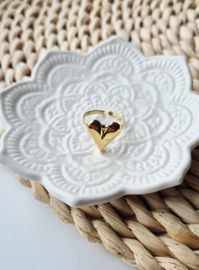 Label ZeeV ring hart 