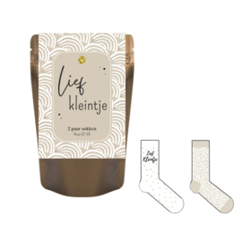 Label ZeeV cadeautje baby sokjes | maat 62-68