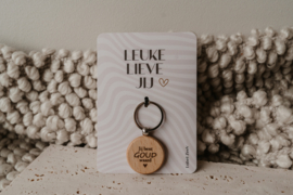 Sleutelhanger "eigen tekst" | keuze uit kaart