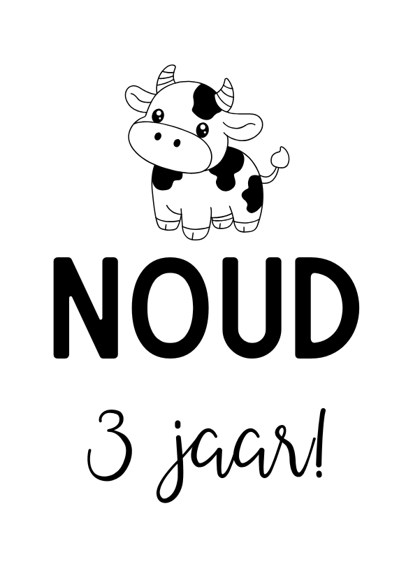 Label ZeeV sticker verjaardag boerderij | per stuk