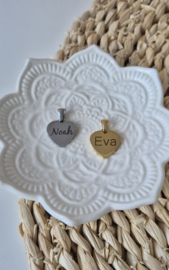 RVS ketting goud - zilver | langwerpig 35 mm