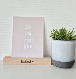 Label ZeeV plankje LEUKERD - keuze uit kaart