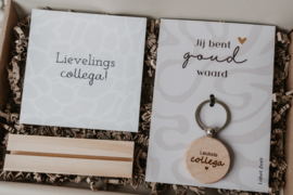 Brievenbus pakket "lievelings collega"