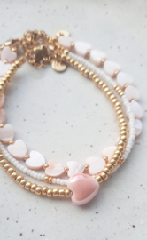 Label ZeeV armbandjes set pink love