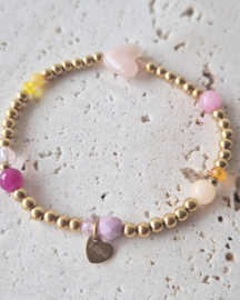Label ZeeV RVS armband zomer gold