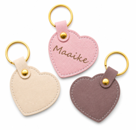 Gepersonaliseerde sleutelhanger | keuze uit 5 kleuren