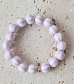 Label ZeeV RVS armband twist lila