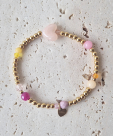 Label ZeeV RVS armband zomer gold