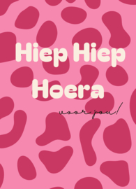 Label ZeeV kaart | Hiep hiep hoera