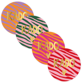 Label ZeeV stickers bloks kado | 10 stuks