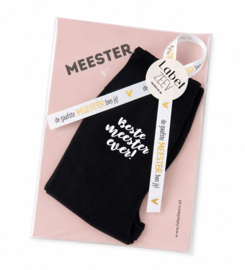 Label ZeeV cadeau sokken meester