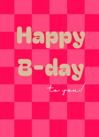 Label ZeeV kaart | happy B day