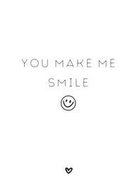 Label ZeeV kaart | You make me smile