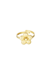 Label ZeeV ring bloem