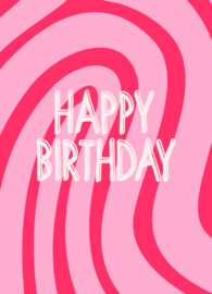 Label ZeeV kaart Happy Birthday