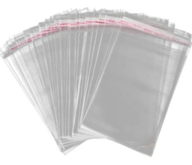 Cellofaan zakjes A6 formaat | 10 stuks