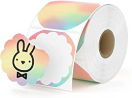Sticker Hiep Hiep Hoera | per stuk |  7 kleuren