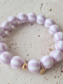 Label ZeeV RVS armband twist lila