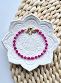 Label ZeeV armbandje fuchsia