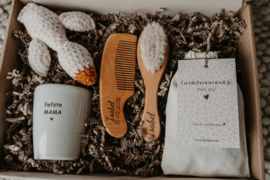 Pakket luxe "geboorte pakket gepersonaliseerd"