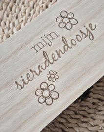 Label ZeeV sieraden bewaarbox
