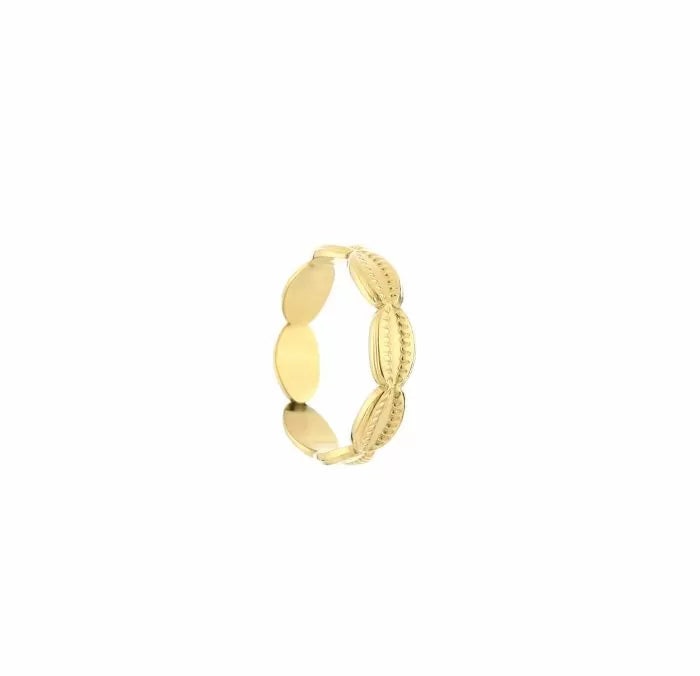 Label ZeeV ring schelpjes