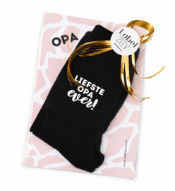 Label ZeeV cadeau sokken voor opa