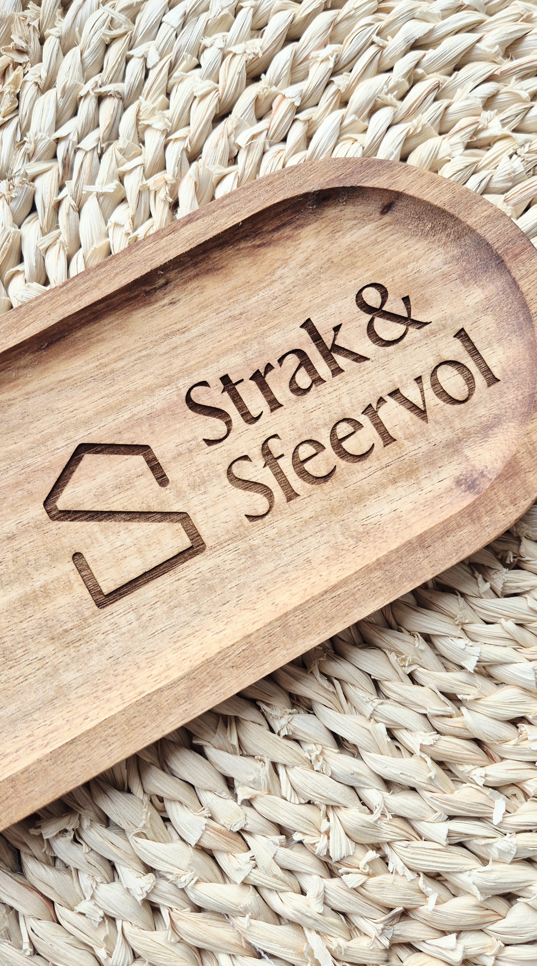 Label ZeeV serveerplankje | met eigen logo