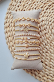 Label ZeeV armbandje facet brown