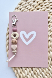 Label ZeeV sleutelhanger regenboog