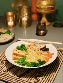 Week 10 | Vegan Singaporese Curry Laksa - pittige noedelsoep
