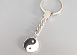 Yin Yang sleutelhanger - Yin Yang tashanger - Symbool voor balans - Feng Shui filosofie