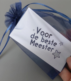 Juf Meester cadeau - IT TAKES A BIG HEART TO TEACH LITTLE MINDS - cadeau school leerkracht kinderdagverblijf