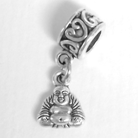 Boeddha Little Buddha hangende bedel voor bedelarmband van Pandora Trollbeads enz.  Brenger van geluk