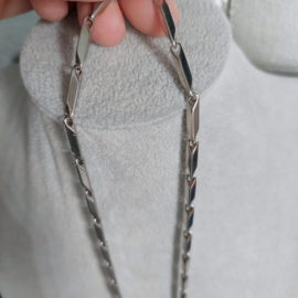 Tijdloze Stainless Steel ketting 50cm voor dames heren unisex uniseks