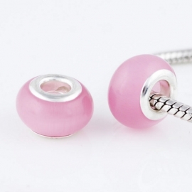 ROZE Murano Glasbedel CAT EYE Pandora Style bedel