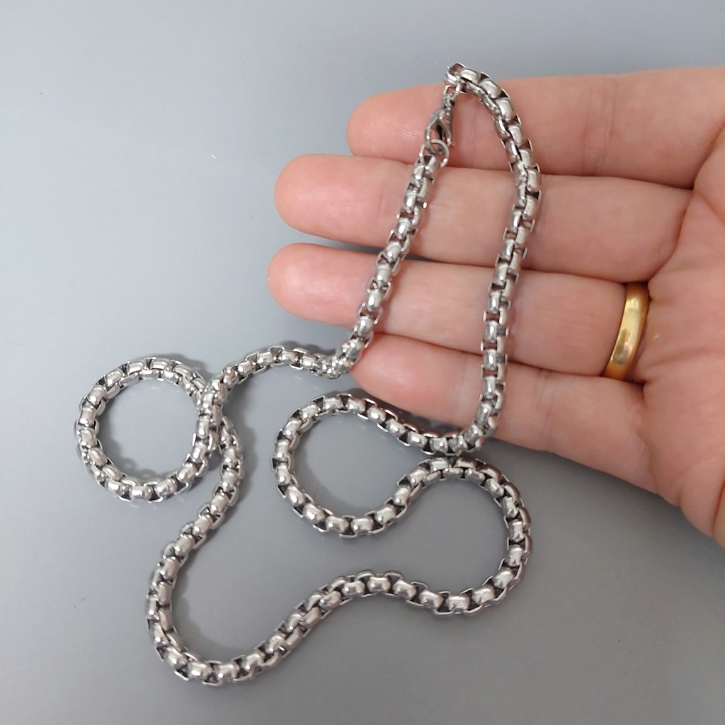 Stainless Steel Halsketting 5mm - dames of heren - 40-80cm - 316L RVS
